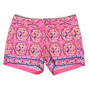 Lilly Pulitzer Callahan Shorts Pink Pattern Women’s Size 6
